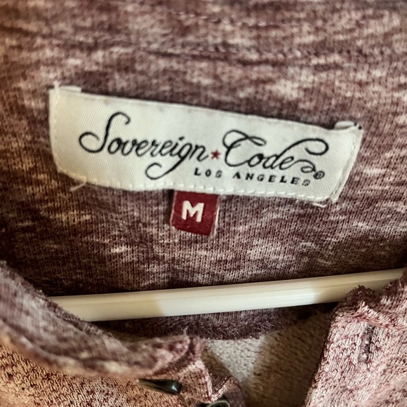 Mens sovereign code Henley heavy long sleeve T - Picture 2 of 2